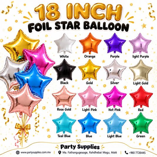 18-inch Foil Star Balloons
