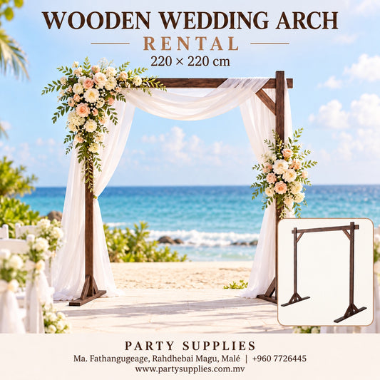 Wooden Wedding Arch for the Rent