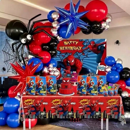 3-in-1 Spider-Man Birthday Decoration Kit